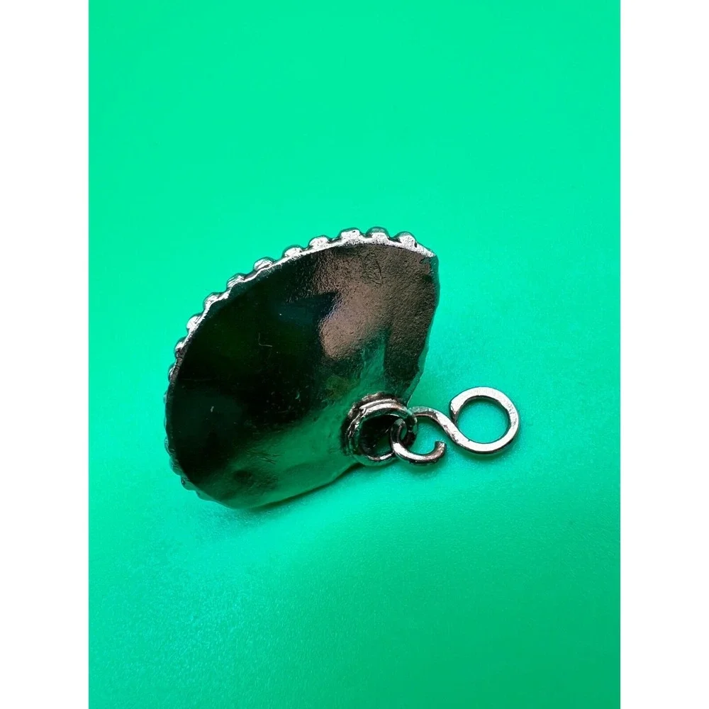 Vintage Natural Black‎ Stone Pendant Jewelry